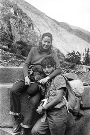 Ron and Jacqueline Havilio in 1970 (near Cuzco)